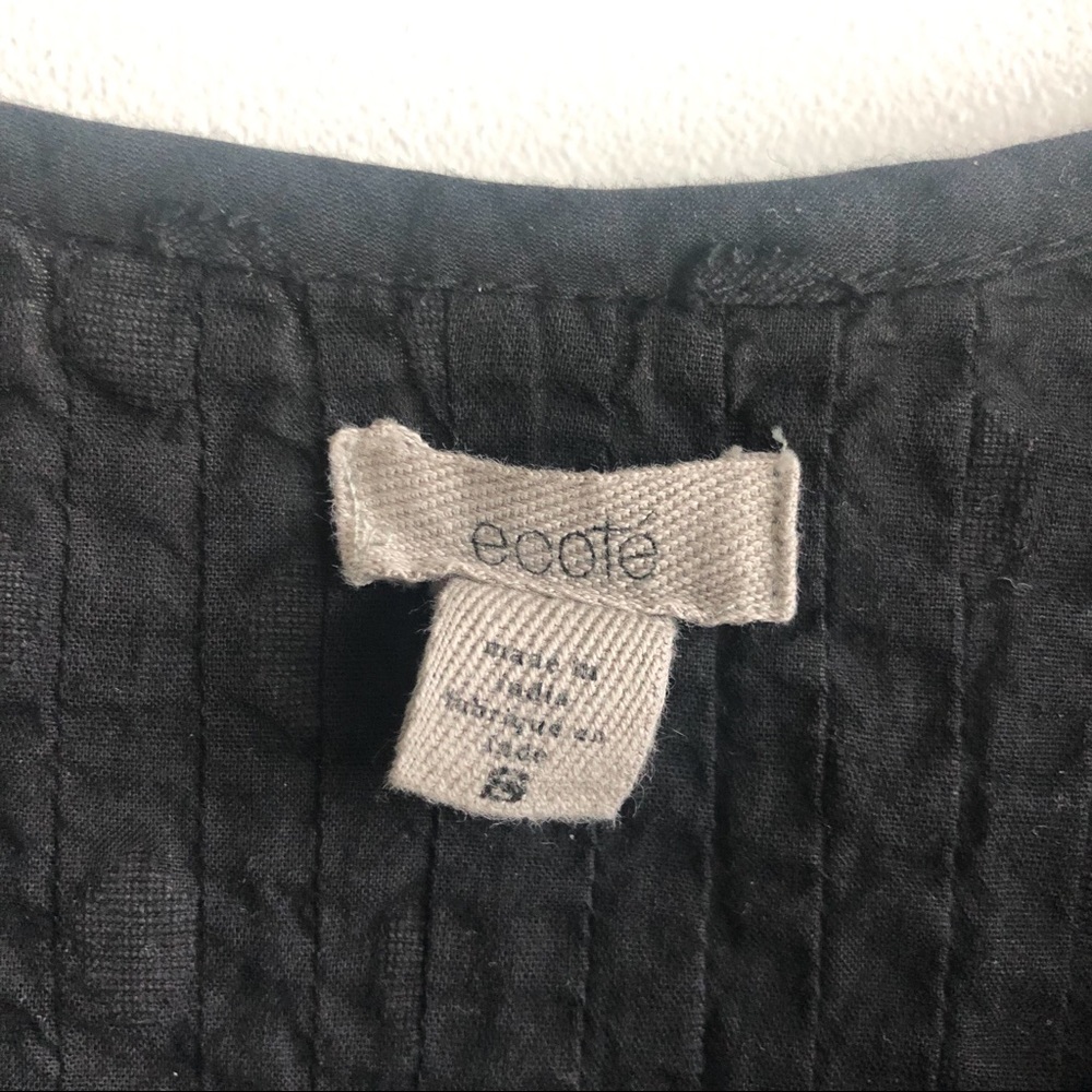 Urban Outfitter UO Ecote black button up blouse - Picture 4 of 6